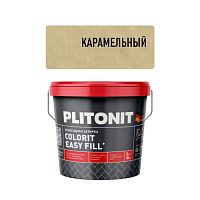 Эпоксидная затирка для межплиточных швов и реактивный клей для плитки PLITONIT Colorit EasyFill карамельный, 2 кг